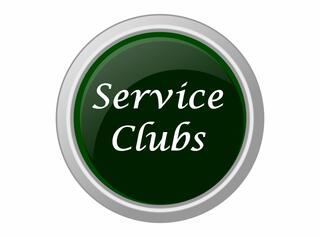 Service Clubs label on a green circle